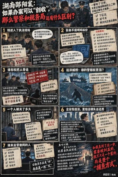 湖南邵阳案：若办案可以“创收”，那警察和税务局还有什么区别？