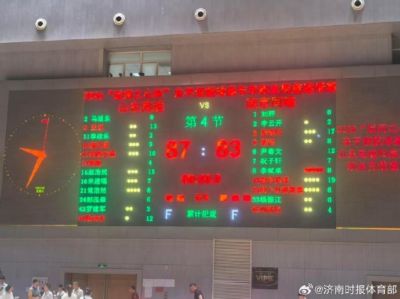 山东热身赛险胜同曦 祝铭震、杨文学、陶汉林都没出场