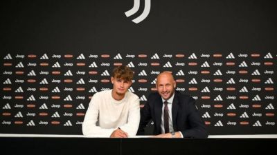 官方：尤文和18岁比利时小将沃特-吉伦签约至2028年夏