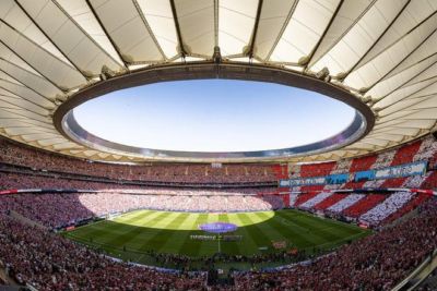 马竞官方：大都会球场昨日德比70,514人到场，创上座纪录