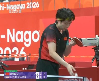 王楚钦独得2分，国乒男团3-1战胜泰国队，晋级亚运会四强