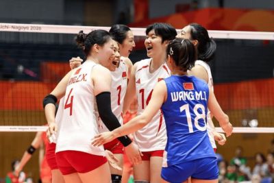 3比0横扫日本队卫冕亚运冠军，中国女排拒绝成为中国男篮