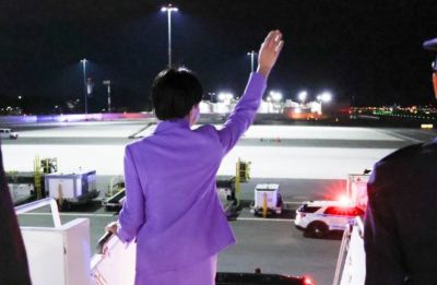 高市早苗抵美热情挥手，日本官方晒照打脸：没有人