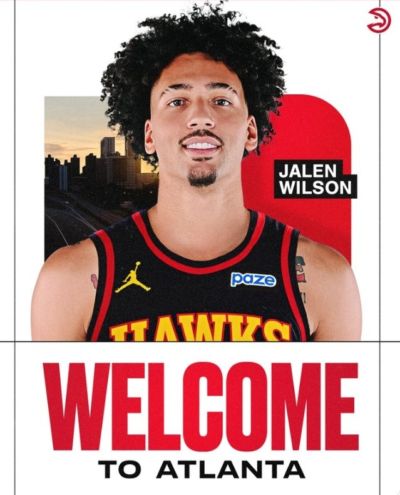 NBA生涯场均7.4分2.9板！老鹰官宣：球队正式签下杰伦·威尔逊