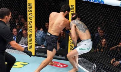 乔治传授绝技，UFC富二代霸气KO对手！