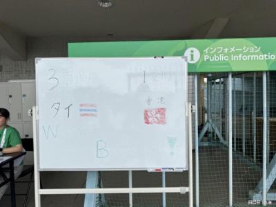 离谱！亚运会现场看板是手写的 日本网友：预算3700亿 钱花哪了