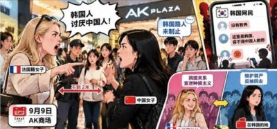 白人女子在首尔商场辱华！被中国姑娘“暴击”，却让韩国人破防了