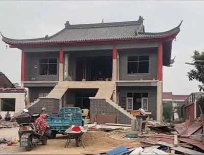 如皋一处在建农房，引发网友热议！