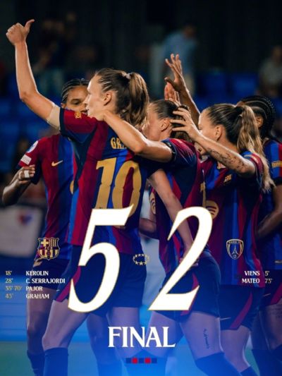 卫冕冠军首战大胜！巴萨女足欧冠5-2逆转巴黎FC，帕乔尔2射1传