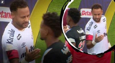 赛前握手遭无视！ESPN：门德斯曾在法甲铲伤内马尔，两人多次冲突