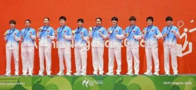 亚运会｜时隔12年 中国女羽未失一盘再摘金