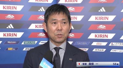森保一：为了今后问鼎世界，日本足球每个球员都在不断发起挑战