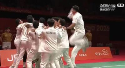 国羽男团不敌印尼队，无缘三连冠