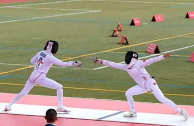 中国代表团首金！亚运-现代五项女子团体赛 中国队成功卫冕