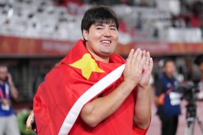 亚运会 | 男子铁饼时隔24年中国再夺金 百米预赛谢震业陈妤颉晋级