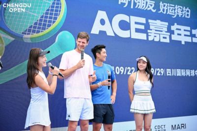 2026ATP成都公开赛邂逅非遗 商竣程回归福地：从郑钦文身上汲取永不放弃的力量