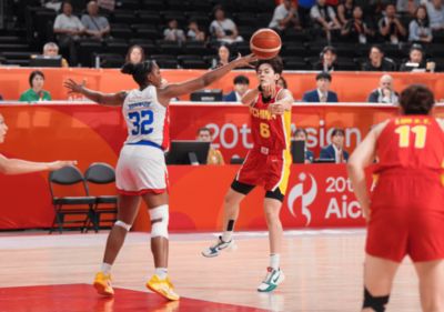 23-0 狂潮！中国女篮89-63蒙古16 连胜 连续14届闯入亚运四强