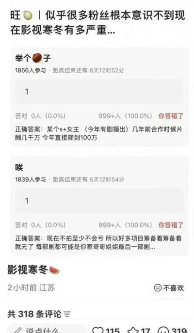 网传S+女主片酬从几千万跌到100万：内娱的片酬泡沫，终于被戳破了？