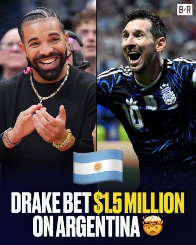 打水漂！Drake押注阿根廷150万美元 最终阿根廷0-1西班牙屈居亚军