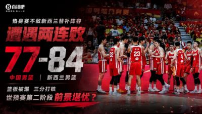 4个字评价？中国男篮不敌新西兰替补阵容 世预赛二阶段前景堪忧？