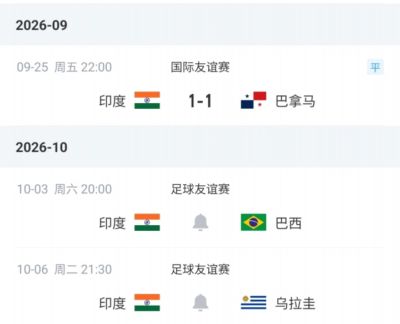 真没输！FIFA第138印度1-1平第44位巴拿马，接下来战巴西+乌拉圭
