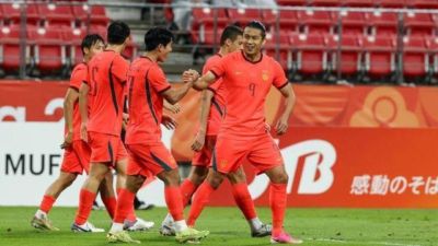 中国队3-0泰国队!时隔28年重回亚运男足四强