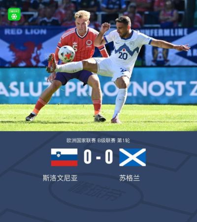 斯洛文尼亚0-0苏格兰，奥布拉克屡现神扑，麦克布涅失单刀