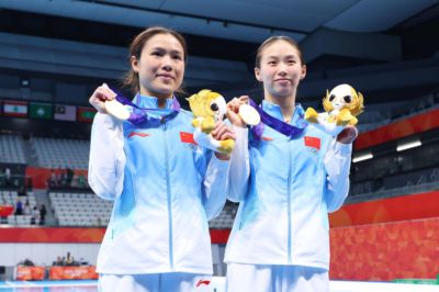 南充籍选手卢为斩获亚运会女子双人跳台金牌 曾从体操转练跳水,母亲:她尽到了自己的努力