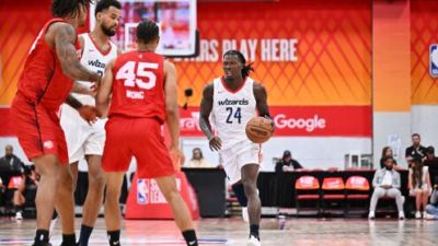 🏀夏联-奇才力擒老鹰 卡姆登22分 利文斯顿20+5 比克曼13+6+15