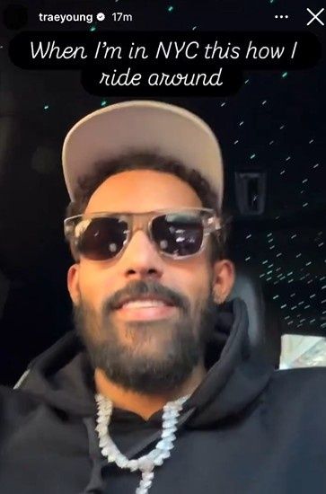 忆往昔~特雷·杨现身纽约 在车里观看当年季后赛淘汰尼克斯的集锦