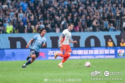 7月18日，中超第十九轮，最终山东泰山客场1:3负于大连英博