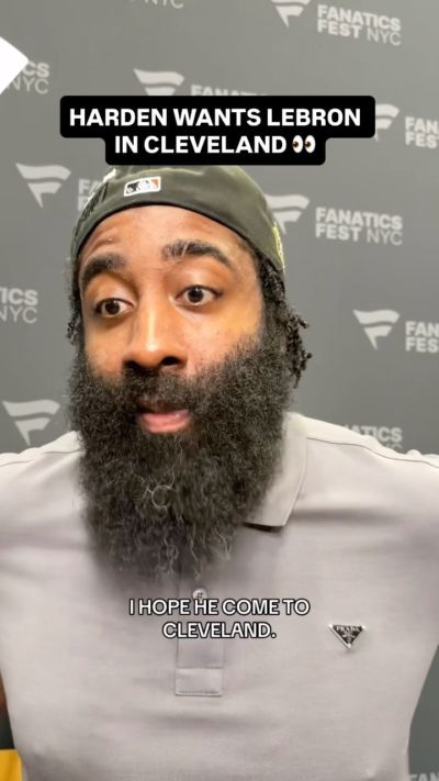 哈登招募詹姆斯：我希望他能来骑士 那将是他生涯童话般的结局