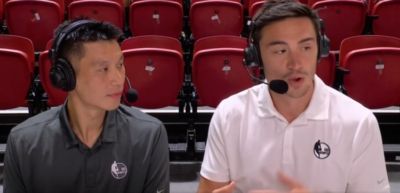 久违了！林书豪现身场边 担任夏季联赛解说嘉宾