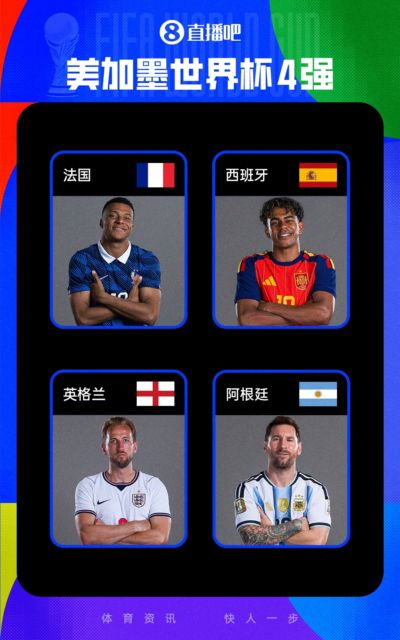 世界杯抽签规则奏效！FIFA排名前4进不同1/4区，半决赛前不会相遇