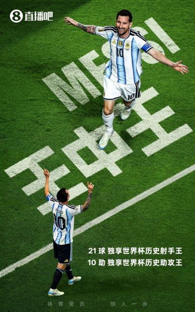 双王加冕！梅西10助独享世界杯历史助攻王，21球领跑历史射手王
