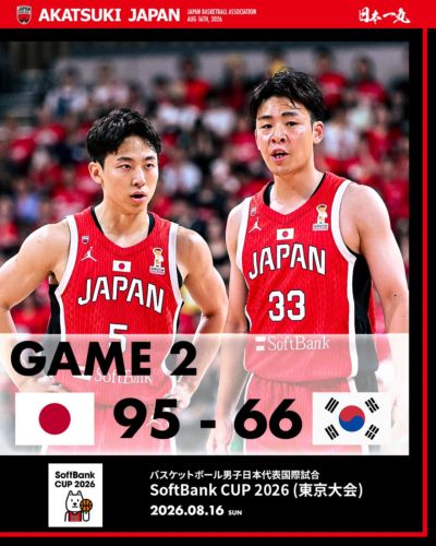 日本男篮热身赛大胜韩国29分！河村24分6板 八村&渡边&李贤重缺阵