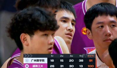 湖南工大击败广州商学院夺全国第三！柳锐32+6+8 曹梓烽35+9失误
