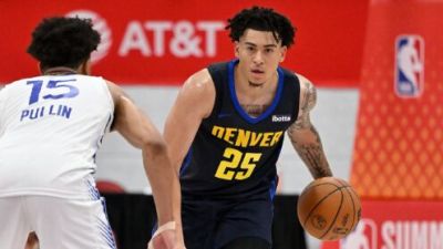 🏀夏联-掘金5人上双末节一波流擒下森林狼 辛普森19分 普林24+5