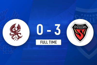 K联赛：西矢健人破门，光州FC0-3浦项制铁
