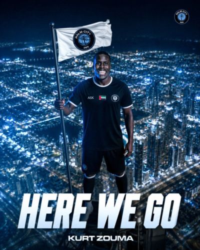 Here we go！罗马诺：31岁祖马将加盟阿联酋俱乐部棕榈城FC