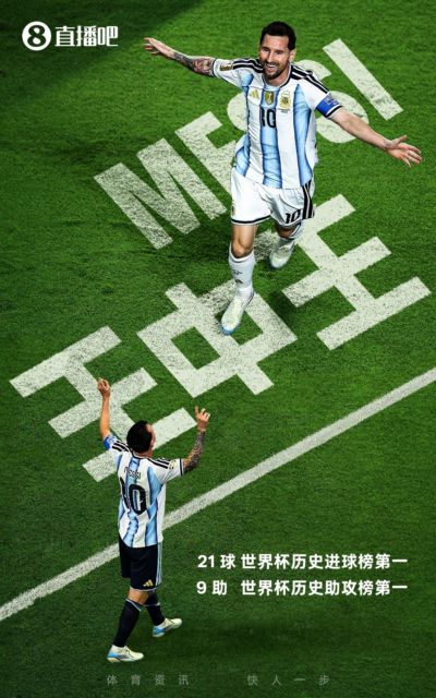 双王加冕！梅西9助并列世界杯历史助攻王，21球独享历史射手王