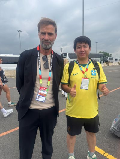 前方记者遇到了克洛普，听听渣叔怎么回应接手德国主帅一事