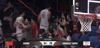 胡金秋9分 赵继伟8+4 庞峥麟7分 中国男篮半场领先中国台北26分
