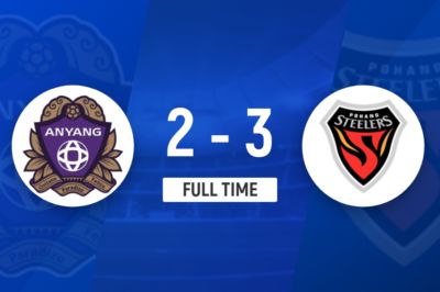 K联赛：万德森梅开二度，安养FC2-3浦项制铁