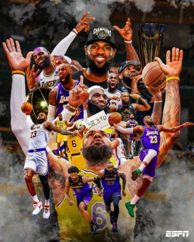 八年时光！ESPN晒海报致敬詹姆斯湖人生涯：这段旅程真是精彩