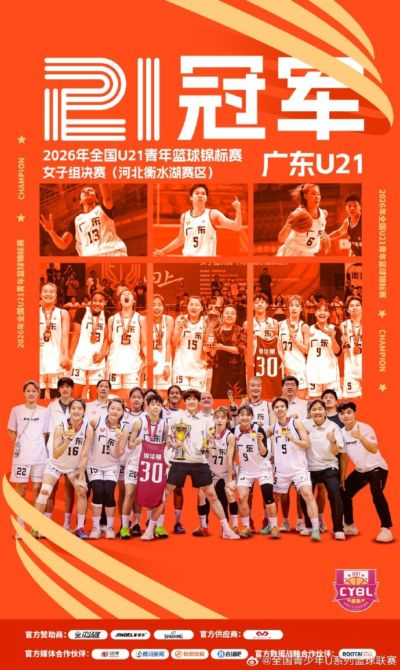 全国U21青年篮球锦标赛女子组顺利收官 广东U21小将们斩获总冠军