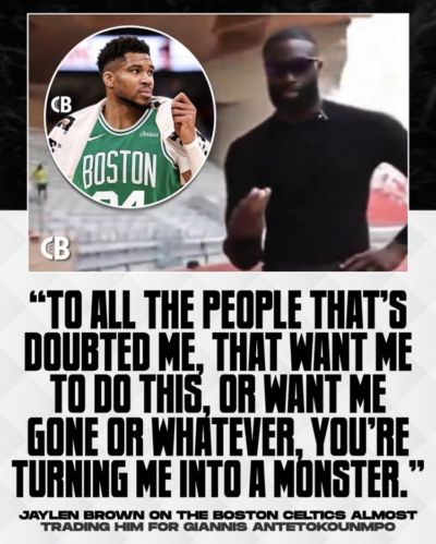 杰伦·布朗:感激这些流言让我更有动力 质疑者正在将我变成怪兽