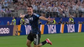 全胜头名晋级！阿根廷3-1约旦 梅西任意球破门打进世界杯第19球