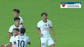 海港2-1逆转河南 李新翔破门让·克劳德制胜古斯塔沃进球脚尖越位