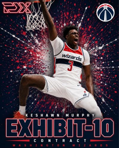 NCAA场均10.7分！美记：奇才与克肖恩·墨菲签下Exhibit-10合同